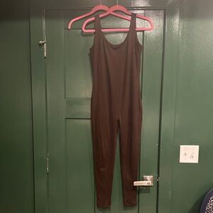 Women's Bumpsuit Maternity Brown Jumpsuit